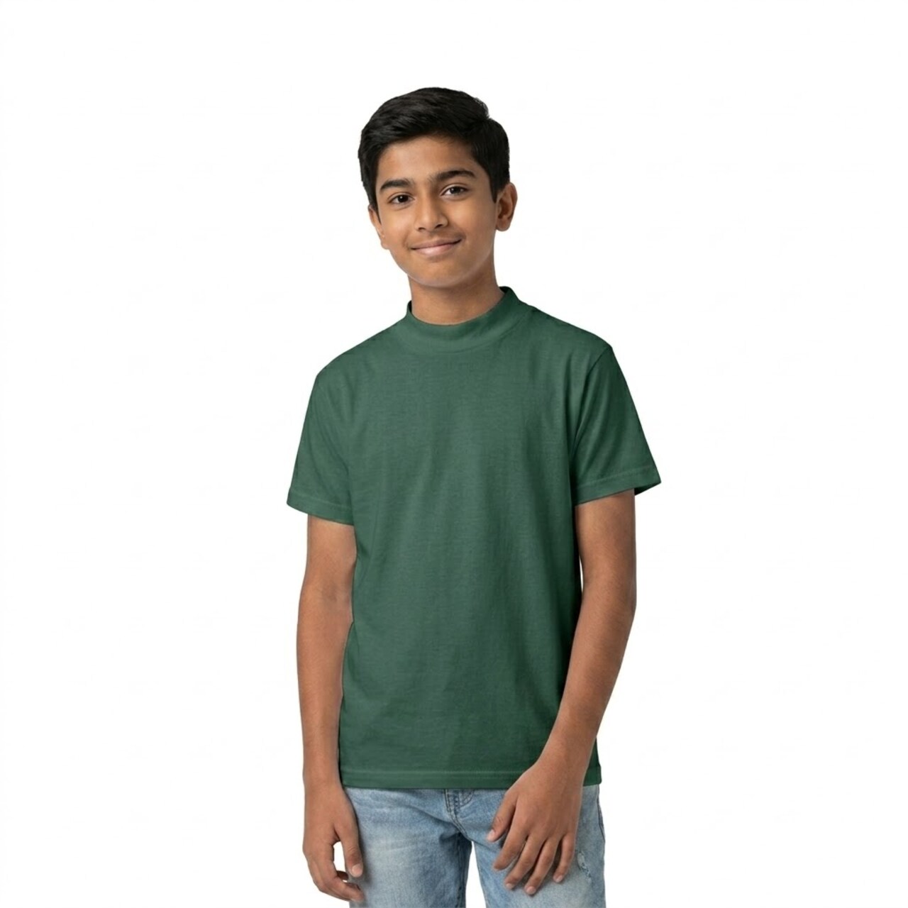 Hanes Essential-T Youth Crewneck Short Sleeve T-Shirt for School, Casual & Custom Wear